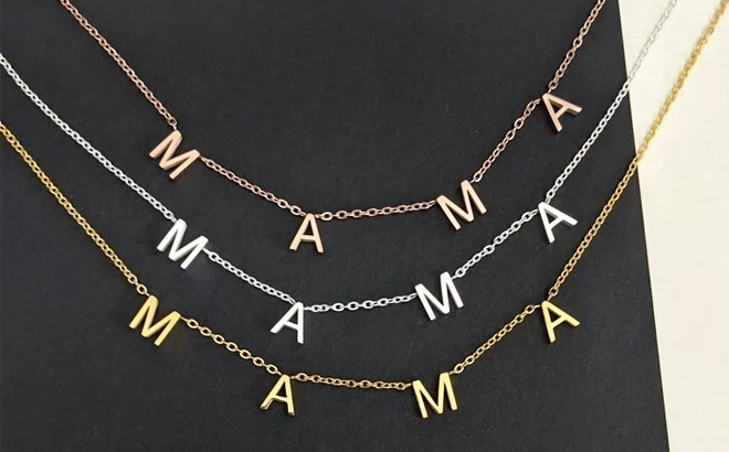 Stylish Mama Necklaces in Three Colors