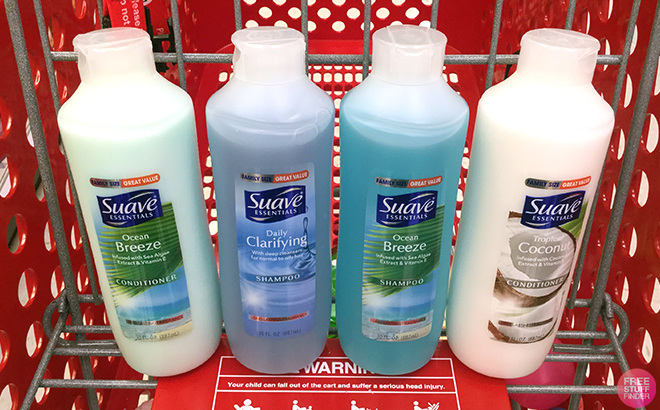 Suave Shampoos in cart