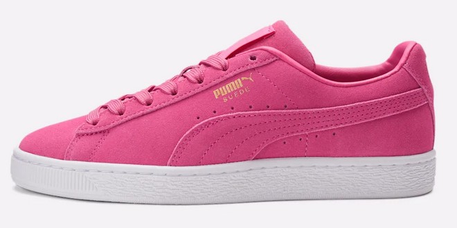 Suede Classic XXI Womens Pink Sneakers