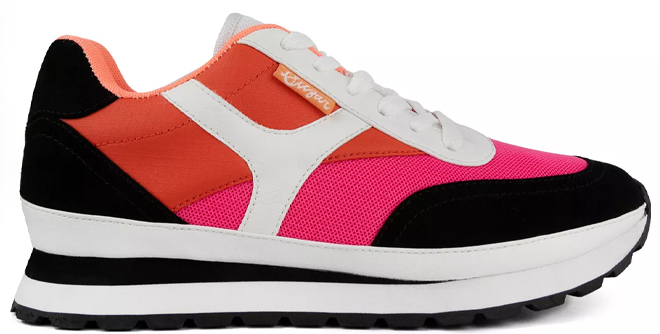 Sugar Womens Disruptive Casual Sneakers in Sugar And Black Multi Color