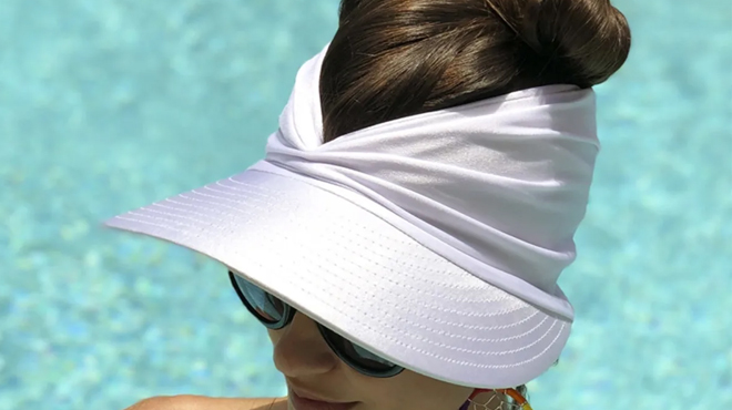 Sun Visor Hats in White Color Sun Visor Hats in White Color