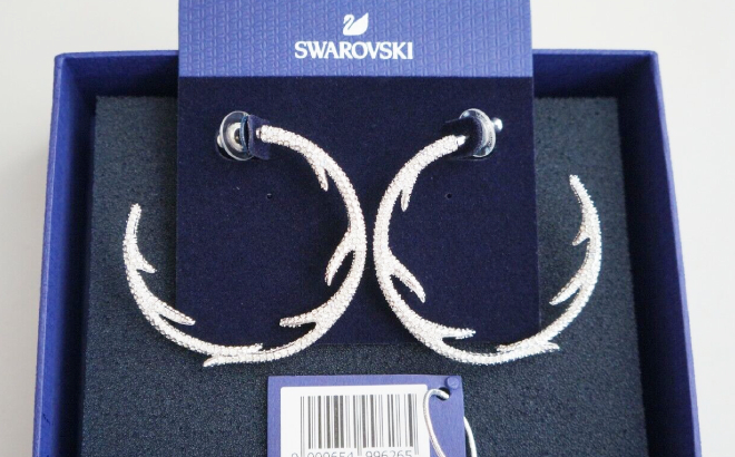 Swarovski Womens Polar Bestiary Earrings