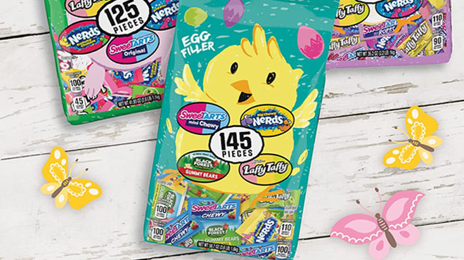 SweeTARTS Black Forest Laffy Taffy Nerds Easter Candy Mix Bag