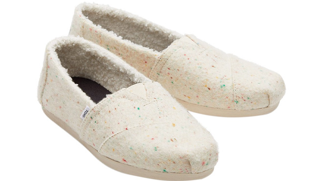 TOMS Natural Speckled Alpargata Womens Loafers