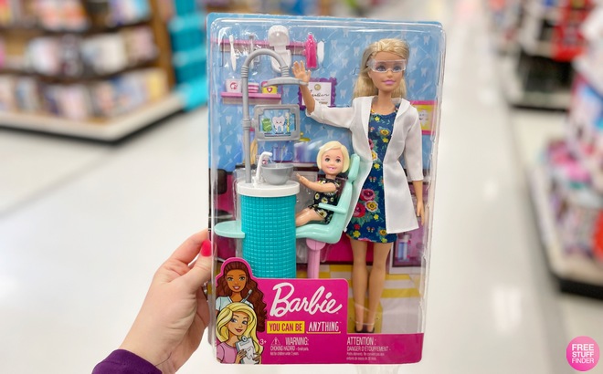 Target Barbie Dentist Doll Playset