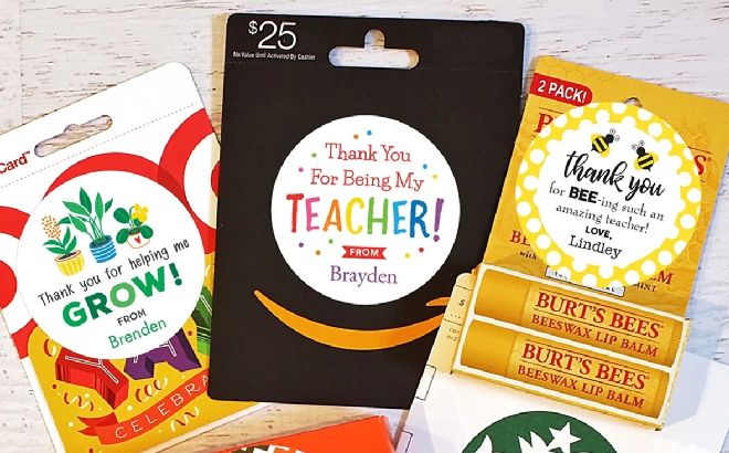 Teacher Appreciation Gift Labels