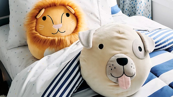 The Big One Kids Pug and Lion Pillow The Big One Kids Pug and Lion Pillow
