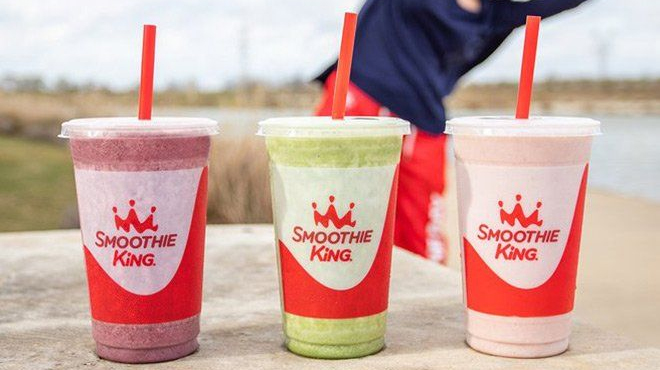 Three Smoothies from Smoothie King
