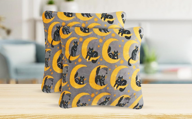 Throw Pillows 2 Pack on Table Throw Pillows 2 Pack on Table