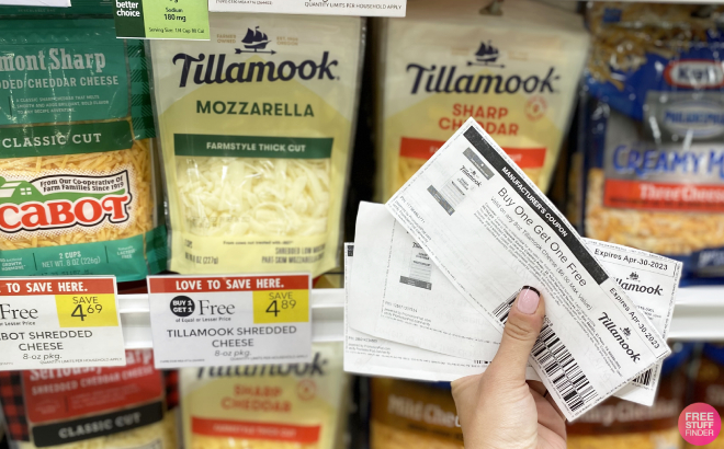 Tillamook Shredded Cheese Buy 1 Take 1 Coupon
