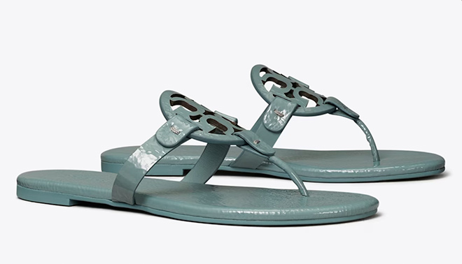Tory Burch MILLER SOFT PATENT LEATHER SANDAL