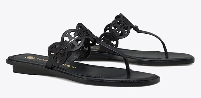 Tory Burch TINY MILLER THONG SANDAL LEATHER