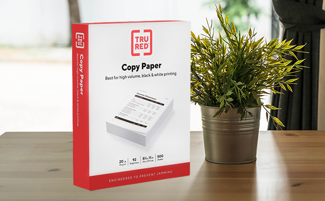 Tru Red 500 Sheets Copy Paper
