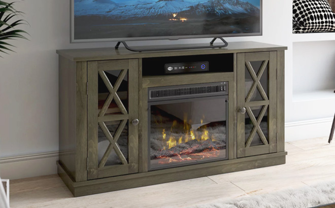 Twin Star Stanton Ridge Electric Fireplace TV Stand