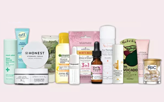 ULTA Spring Skincare All Stars on a Pink Background