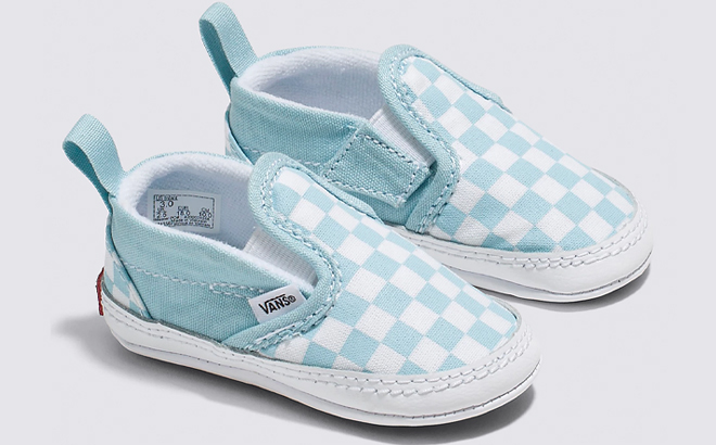 VANS Infant Aquatic Checkerboard Slip On V Crib Shoes