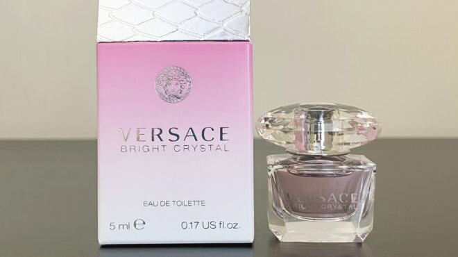 Versace Bright Crystal Eau de Toilette Perfume for Women 1 Oz Mini