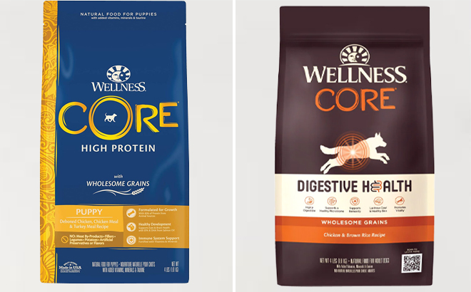Wellness Core Wholesome Grains Dry Puppy Recipe Original 4 lbs Dog Food