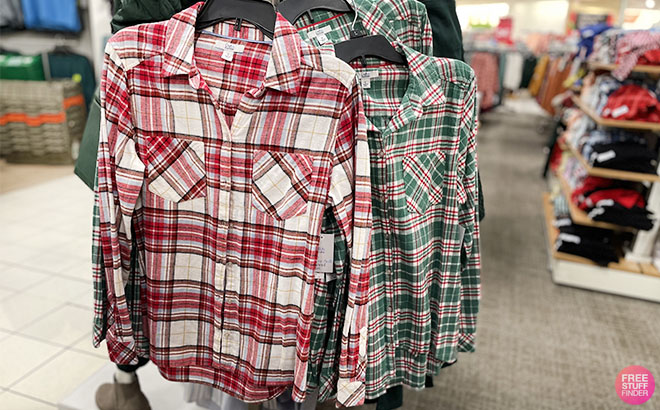 Womens Croft Barrow The Extra Soft Plaid Flannel Shirt Womens Croft Barrow The Extra Soft Plaid Flannel Shirt