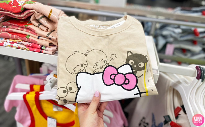 Womens Hello Kitty Short Sleeve Graphic T Shirt