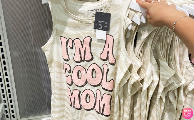 Womens Im a Cool Mom Graphic Tank Top
