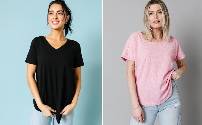 Womens Jagger and Coralee Tees