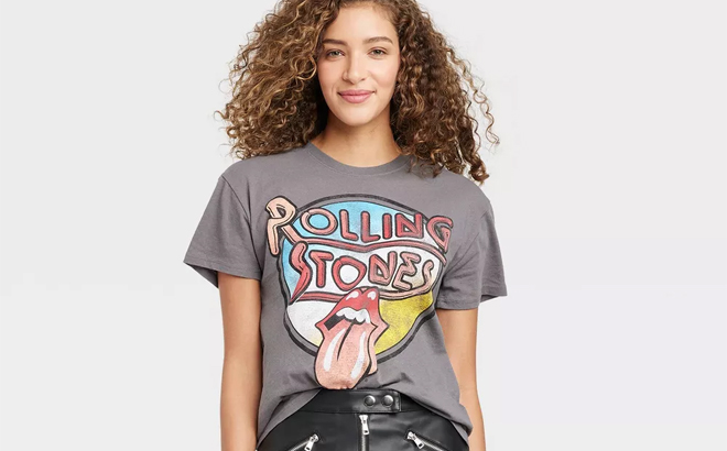 Womens The Rolling Stones Retro Short Sleeve T Shirt