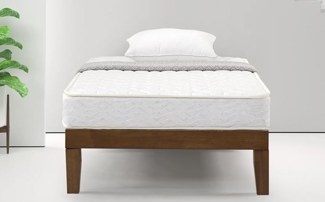 zinus comfort 6 bunk bed innerspring mattress twin
