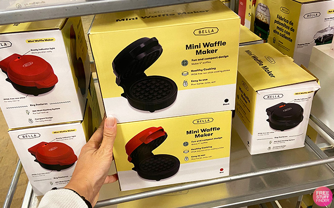 bella mini waffle maker