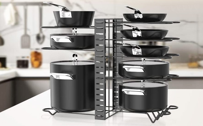 8 Tiers Pots and Pans Organizer
