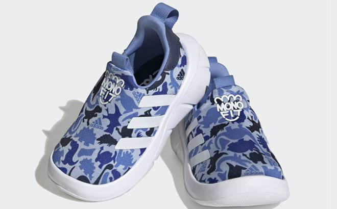 Adidas Kids Monofit Slip On Shoes Blue Color
