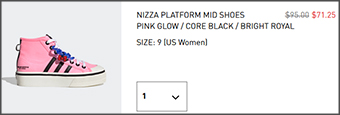 Adidas Nizza Platform Hello Kitty Shoes Final Price