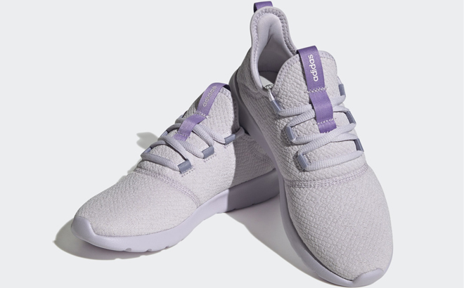 Adidas Womens Cloudfoam Pure Shoes in Silver Dawn and Silver Violet Color