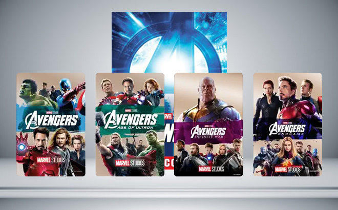 Avengers 4movie HD DVD set