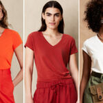 Banana Republic Factory Womens Timeless T Shirts in different colors