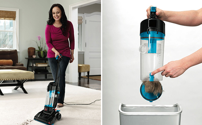 Bissel Force Compact Bagless Vacuum in Blue Color