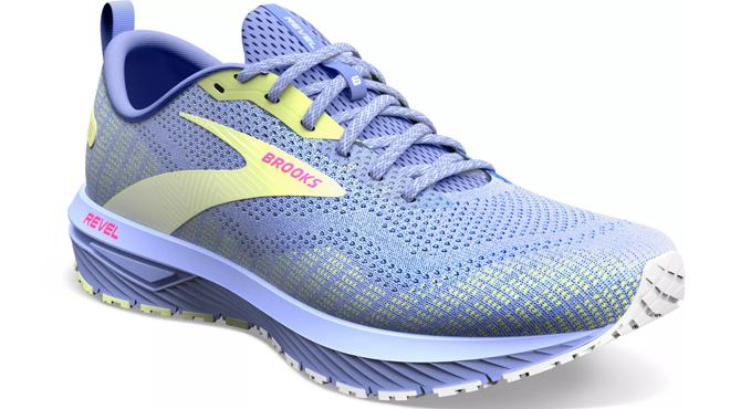 Brooks Womens Revel 6 Running Shoes in Purple Color