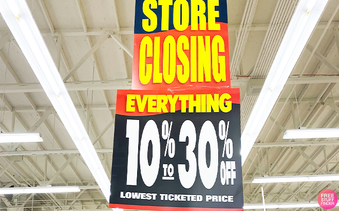 BuybuyBaby Store Closing Sign