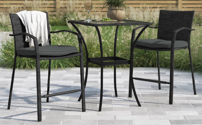 Cain Square 2 Person Outdoor Dining Set
