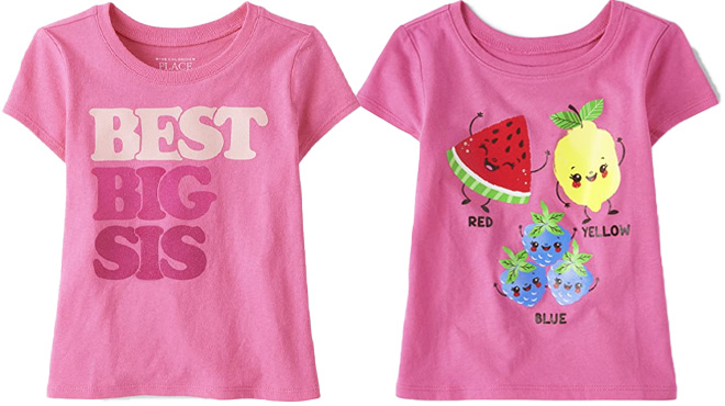 Childrens Place Girls Tees