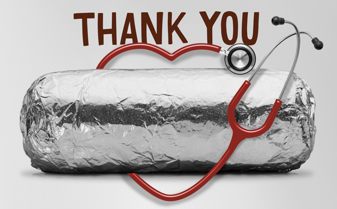 Chipotle Free Burrito for Healthcare Workers
