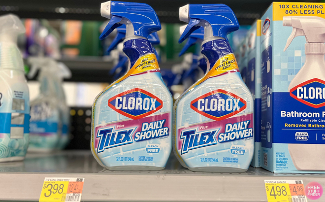 Clorox Plus Tilex Daily Shower Cleaner Spray at Walmart Clorox Plus Tilex Daily Shower Cleaner Spray at Walmart