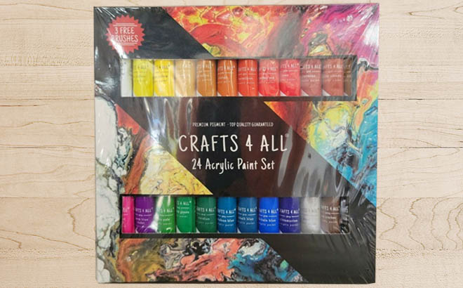 Crafts 4 All Acrylic Paint Set 24 Count