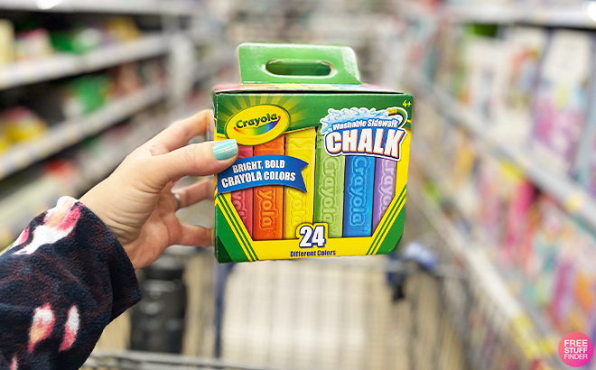 Crayola Washable Sidewalk Chalk 24 Count Set