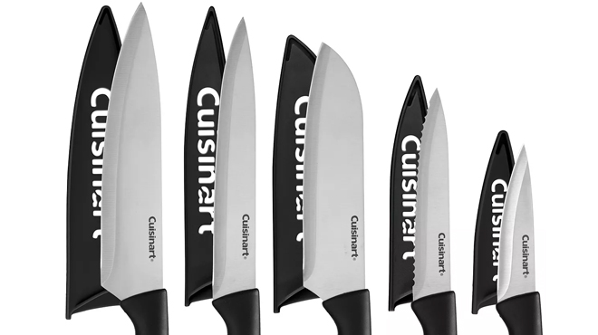 Cuisinart 10 Piece Cutlery Set with Stainless Steel End Caps