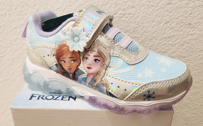 Disney Girls Frozen Light Up Sneakers