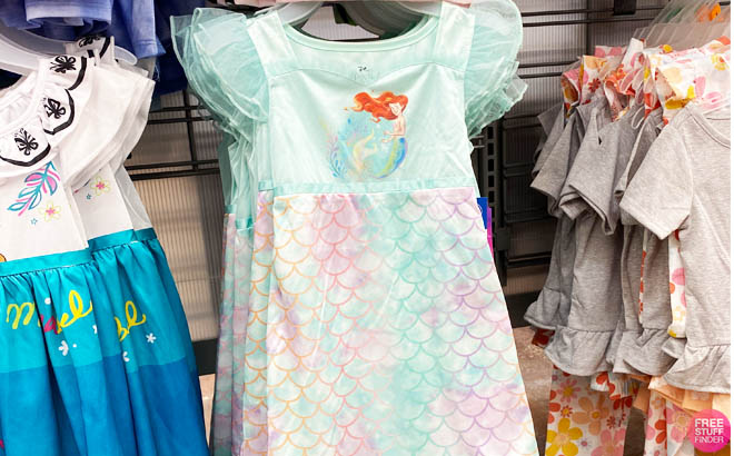 Disney Little Mermaid Toddler Girl Nightgown