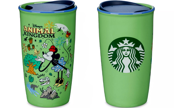 Disneys Animal Kindgom Ceramic Starbucks Tumbler