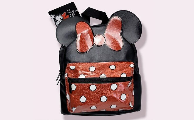 Disneys Minnie Mouse Polka Dot Mini Backpack