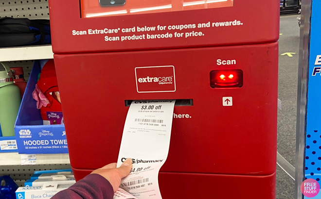 ExtraCare Red Coupon Machine at CVS